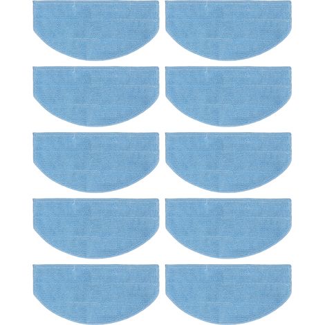 Set de 10 chiffons de nettoyage ultra fins pour robot aspirateur compatible Tikom G8000 (1/4)
