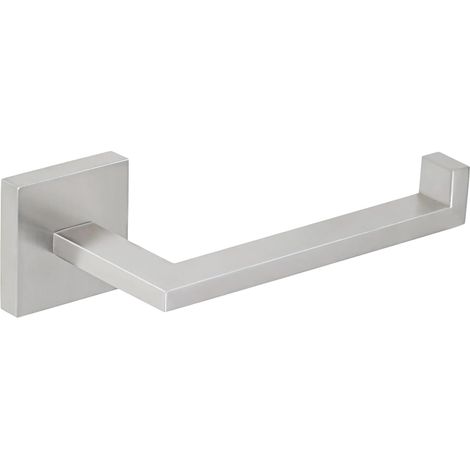 Porte Rouleau Papier Toilette, Longeur 15.5 CM, Papier Toilette Mural pour Salle de Bain/Cuisine, en Acier Inoxydable SUS 304, Antirouille et Pratique, Brossé(Carré) (1/5)