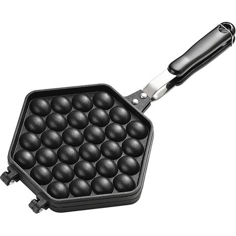 Multifunktionales Waffeleisen – Haushalts- und Profimodell, Gas- oder Elektrobetrieb, mit herausnehmbaren Platten zum Backen von Waffeln (1/5)