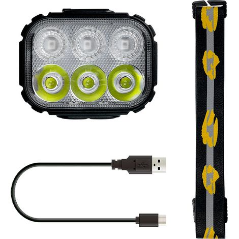 Lampe Frontale LED Ultra Puissante, Rechargeable Lampe Frontale Étanche avec Lumière Rouge, 6 Modes d'Éclairage & 36H d'Autonomie, 350LM Torche Frontale Léger pour Camping/Pêche/Cyclisme/Course [Class (1/5)