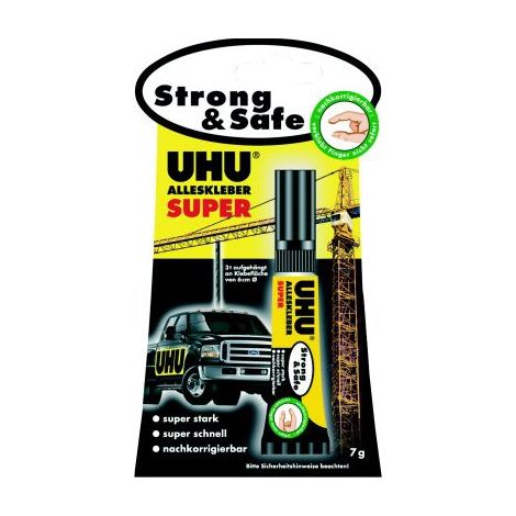 Colle UHU Strong & Safe Blister 7g 46960UHU (1/4)