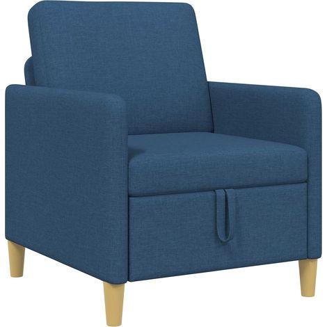 Divano con Storage Blu 72 x 78 x 87 cm Poliestere vidaXL (1/5)