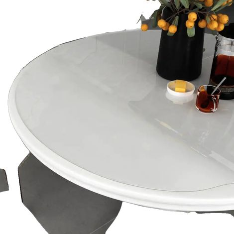 Protecteur de table, épaisseur de 1,6 mm, entretien facile, Transparent (1/2)