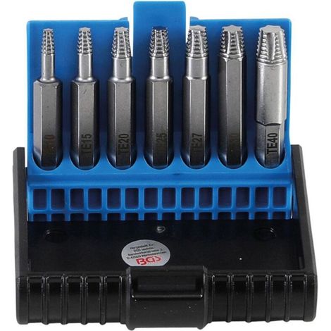 Extracteur De Vis Torx - Acier Chrome-Vanadium S2 - Pour Vis Abîmées - Entraînement Hexagonal 1/4 - T10 T15 T20 T25 T27 T30 T40 - Lot De 7 (1/4)