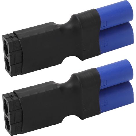 Adaptateur Batterie Lipo Connecteur Femelle Vers Ec5 Male En Cuivre Pour Modèle Avion - 2 Pièces (1/5)