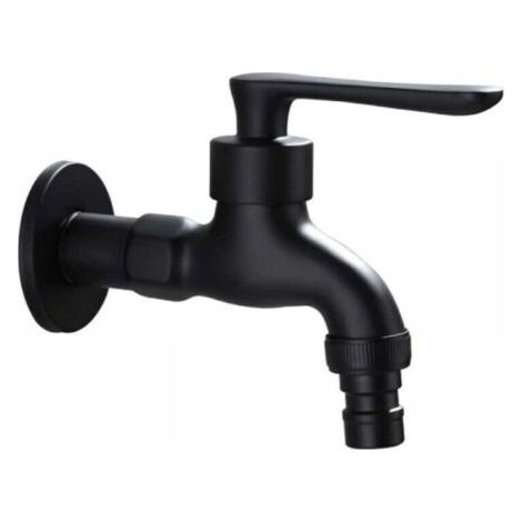 Robinet de jardin extérieur robinet d'eau froide vintage avec interface de commande unique (sorties 1/2 pouce - entrées 1/2 pouce), adapté au jardin, lavage (1/4)