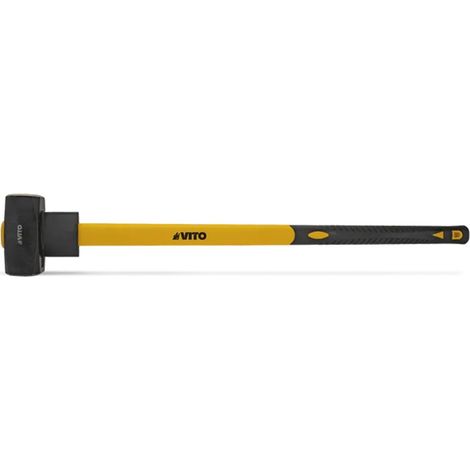 Masse 4 kg Acier forgé Manche en fibre bimatérial Marteau 915 x 150 x 65 mm VITO (1/4)