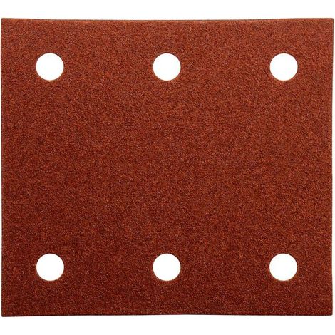Makita P-33118 Papier abrasif pour ponceuse vibrante avec bande auto-agrippante Grain 100 (L x l) 102 mm x 115 mm 10 pc (1/2)