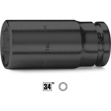 Clé à douille hexagonale 3/4 longue beta 728l - 36 (1/2)