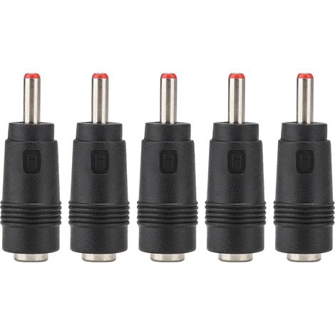 5 pièces connecteur DC femelle 5.5x2.1mm vers mâle 3.5x1.35mm pour alimentation routeur (1/5)