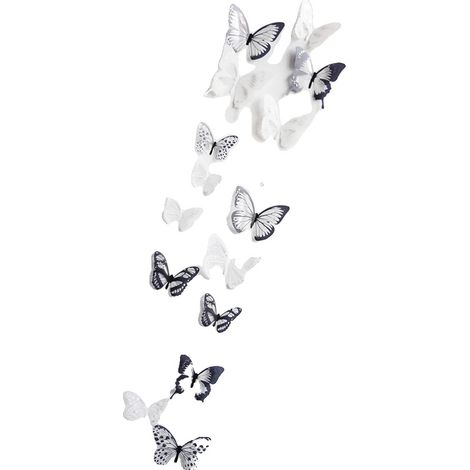 Autocollant mural, design de papillon 3D, décoration moderne pour la maison, 1 (1/2)