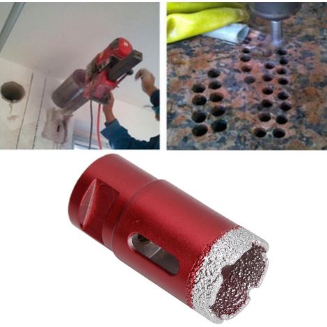 2 forets à filetage intérieur M14 pour meuleuse d'angle, pour marbre et carrelage, 30 mm (1/5)