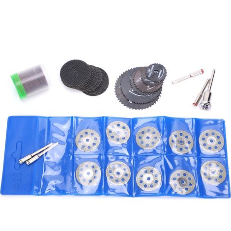 Set de 67 pièces pour perceuse électrique, accessoires de ponçage et polissage, kit multifonction avec mandrin, adaptateur, meules et embouts, usage bricolage et menuiserie, coffret complet. (1/5)