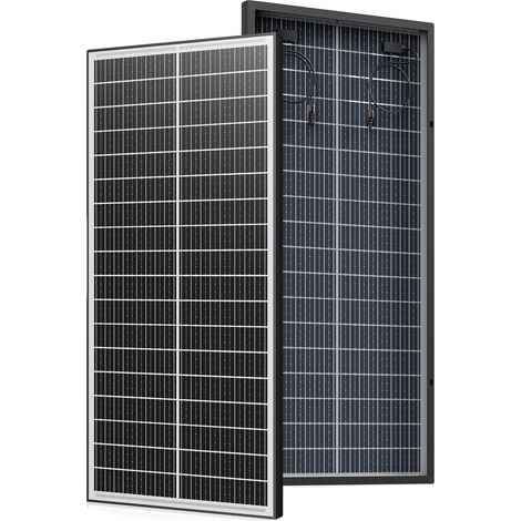 Panel solar de alta eficiencia, diseño compacto, 100 W, 1 unidad. (1/2)