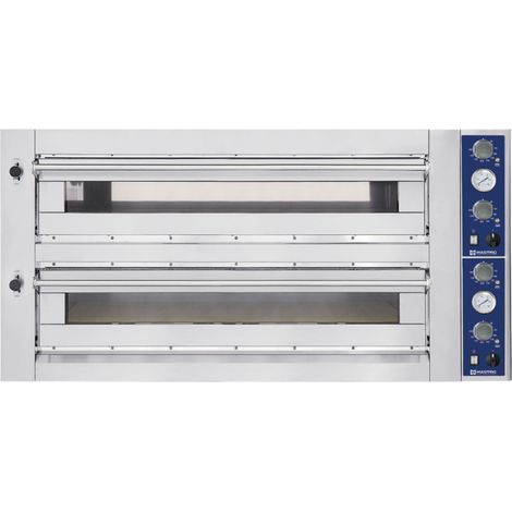 Four à pizza électrique pour 6+6 pizzas ø 35 cm, contrôle mechanique 1460x1000x720 mm - VIRTUS
