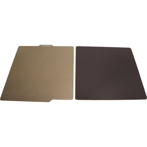 Doppelseitige 257x257mm PEI-3D-Druckplatte aus Federstahl für Bambu X1 P1P mit Magnetfuß (1/5)