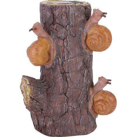 Lumière décorative solaire en résine simulant un escargot, lumière décorative pour jardin et pelouse (1/5)
