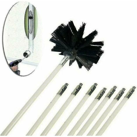 Kit per la pulizia delle aste di perforazione, comprensivo di aste e spazzole. (1/4)