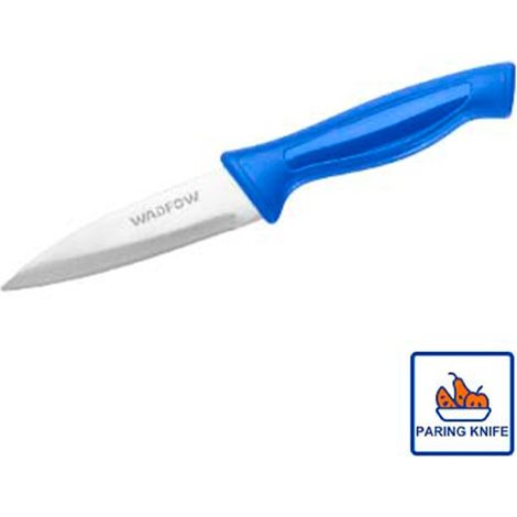 Cuchillo Pelador WADFOW de Acero Inoxidable 3Cr14, Mango Ergonómico y 3,5'' de Longitud, WADFOW