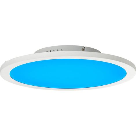 BRILLIANT lampe Abie LED panneau de plafond 40cm blanc 1x LED 24W intégrée, (1900lm, 2700-6200K) Échelle A ++ à E Contrôlable avec télécommande (1/5)