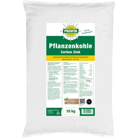 Provita® Pflanzenkohle Carbon Sink 10 kg Bodenverbesserung Organisch (1/2)