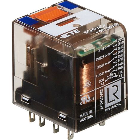 TE Connectivity PT570L24 Relais industriel Tension nominale: 24 V/DC 4 inverseurs (RT) 1 pc(s) A454422 (1/4)