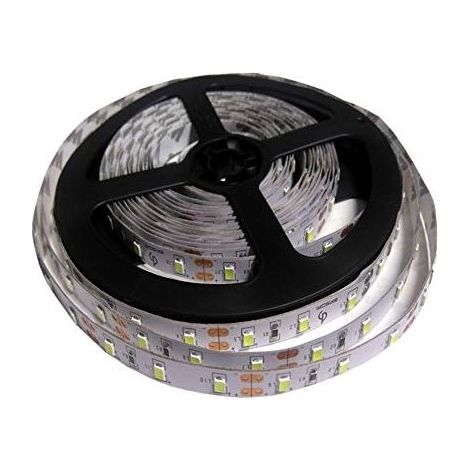 Striscia LED a Luce Fredda Adesiva da 5 Metri, Ideale per Interni ed Esterni (1/4)