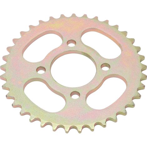 Pignon arrière de moto 420 37T en acier, pièce détachée pour la réparation de quads et quads. (1/5)