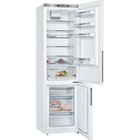 Frigorifero combinato bianco da 60 cm e 343 litri - KGE39AWCA - Bosch