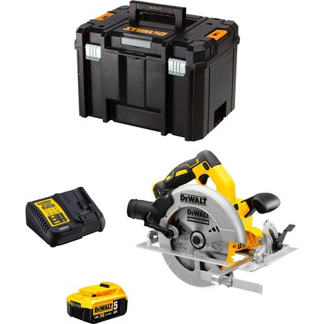 Handkreissäge DeWALT DCS570P1T (1 x 5,0 Ah + DCB115 + TSTAK VI) (1/5)