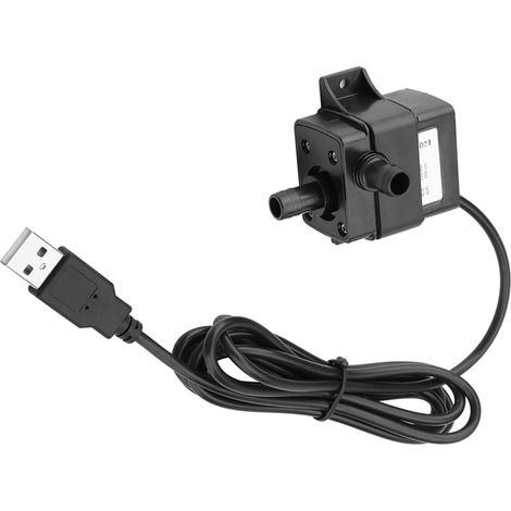 USB-Gleichstrom-5V-bürstenlose Tauchpumpe für Aquarien – 100 mm maximale Förderhöhe, leise für Springbrunnen und Teichwasserzirkulation