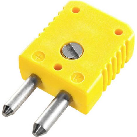 B + B Thermo-Technik Spina standard tipo K, giallo  -50…+120 °C. Giallo Contenuto: 1 pz.