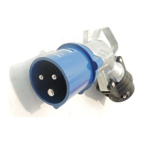 Fiche mobile coudée Hypra IP44 16A - 200V à 250V - 2P+T - métal - LEGRAND
