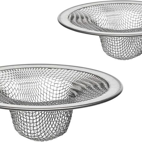 Crépine de lavabo, lot de 2, diamètres de 2,75 et 2 pouces. (1/5)