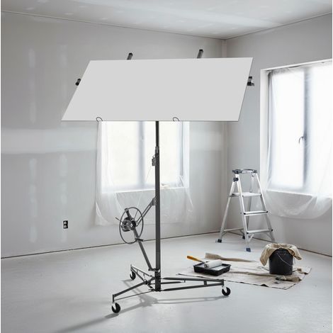 Sollevatore pieghevole per lastre in cartongesso, 180-470 cm, 68 kg, grigio HAVRYA (1/5)