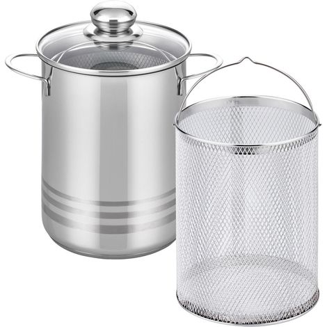 Cuiseur à asperges inox avec couvercle 4 litres Elo Brillant