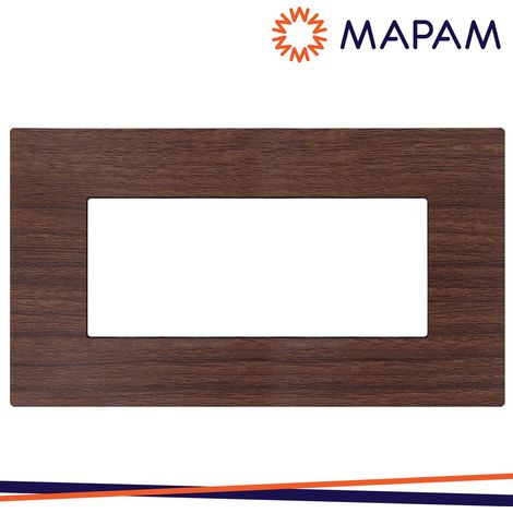 PLACCA TECNOPOLIMERO SPAZZOLATO M5006SL-3 JOY 6P CILIEGIO