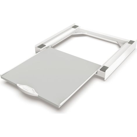 Kit de superposition avec tablette coulissante en bois – Meuble machine à laver – Longueur ajustable – Pour espaces restreints – Meliconi (1/9)