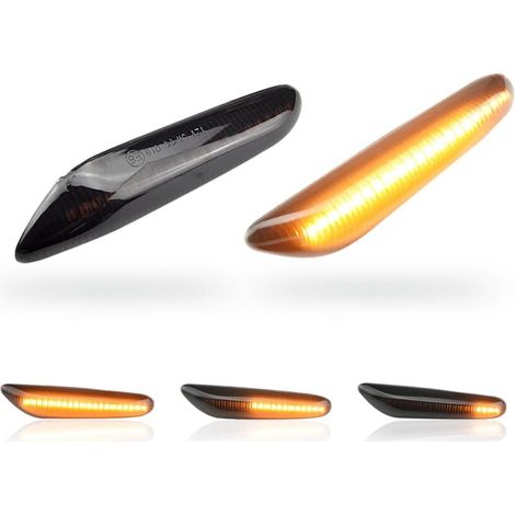 2-teilige dynamische LED-Seitenmarkierungsleuchte, Blinklichtanzeige, kompatible Signalleuchte (1/5)