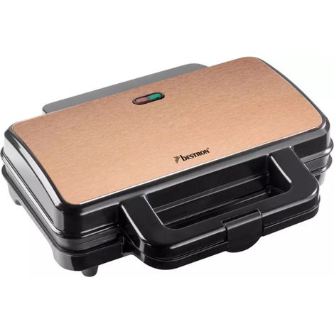 Appareil à croque monsieur 900w noir - Bestron - ASM90XLZ (1/4)