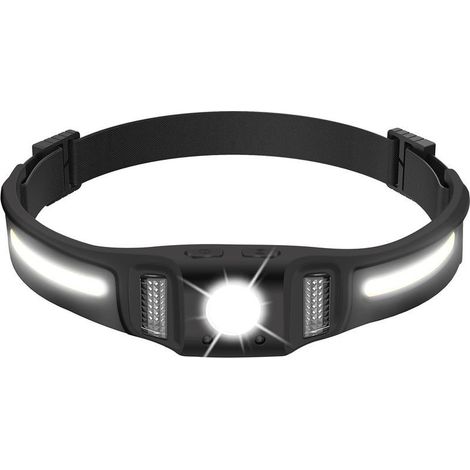 GT30 Lampe Frontale LED Rechargeable 650LM avec Lumière Rouge, Capteur de Mouvement - 10 Modes d'éclairage Lampes Frontales COB Ultra Puissante à 270°, USB-C IPX4 Headlamp [Classe énergétique A+++] (1/5)
