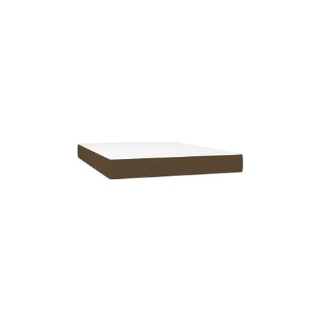 Matelas de lit à ressorts ensachés Marron foncé 140x190x20 (1/5)