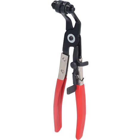 Pince à colliers de serrage PVC acier allié 45° avec encliquetage pour réparation auto (1/5)