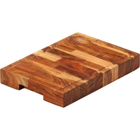 Schneidebrett 30x21x4 cm Massivholz Akazie