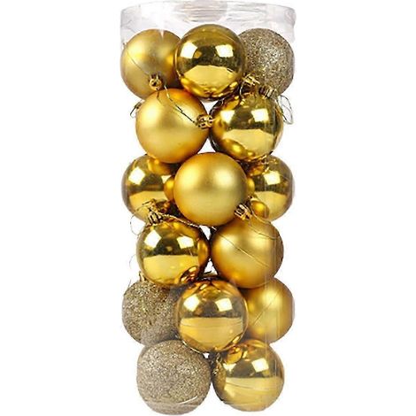 Boule de Noël de 30 mm à suspendre pour la maison ou les fêtes WUD6579 (1/4)