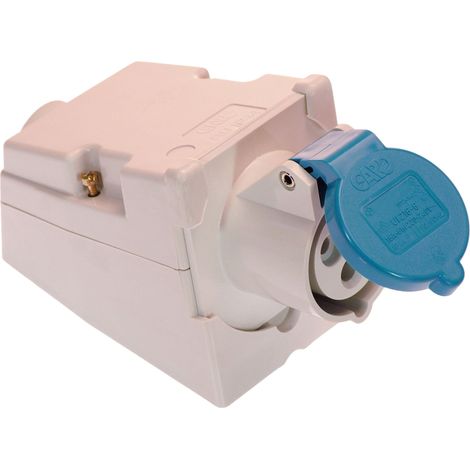 Toma mural AS Schwabe azul 16 A 230 V IP44