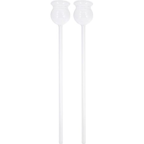 Long Transparent Borosilicate Glass Laboratory Funnel 2 (1/5)