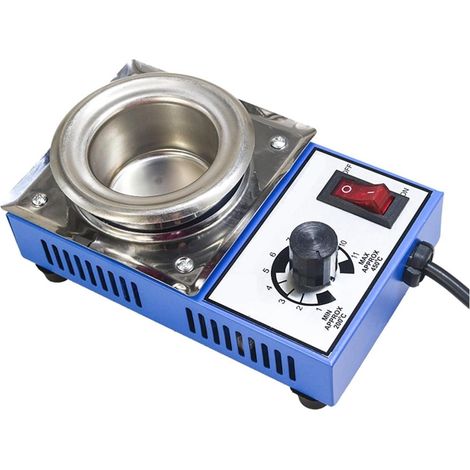Pot à souder 150 W, Bain à dessouder 50 mm ST-21C, 450 degrés Maximum en Acier Inoxydable, Bain à dessouder, fers à souder électriques(Spare tin Container) (1/3)