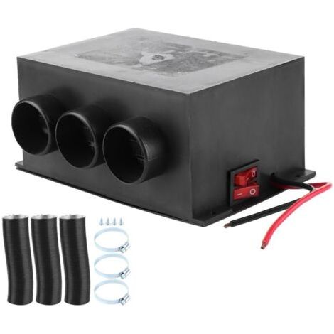 12V 300W Portable Car Heater with 3 Defrosting Holes, Winter Fan, Warmer Heating, Windshield Defroster, and Fog Light