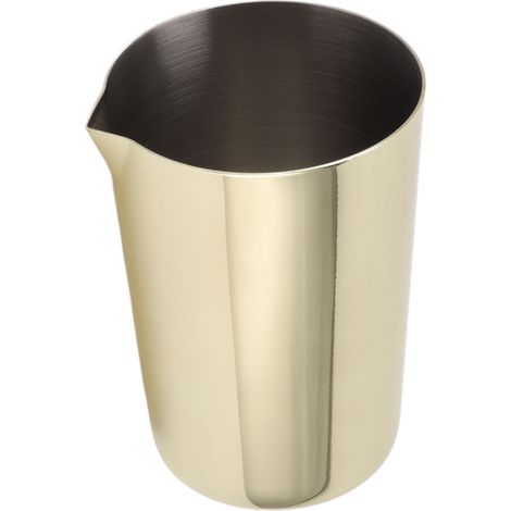 Verre à mélange cocktail en acier inoxydable doré, gobelet mélangeur pour cocktails, shaker à mélanger. (1/5)